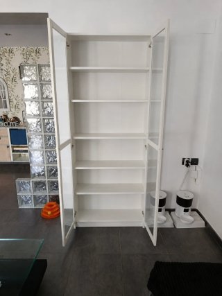 Vitrina BILLY OXBERG IKEA cristal doble