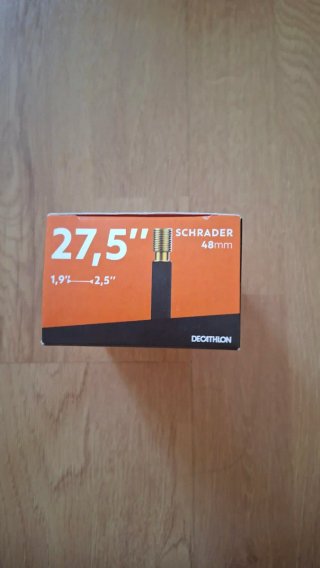 Cámara de bicicleta 27.5 Schrader 48mm