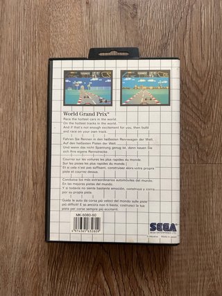 World Grand Prix SEGA Master System