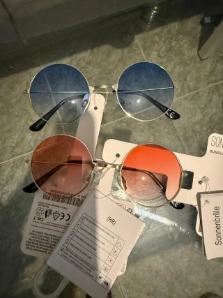 Par de Gafas de sol redondas nuevas