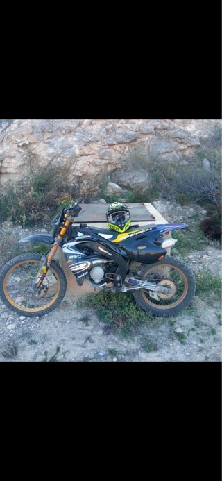 Rieju MRX Enduro/Motocross Negra y Dorada