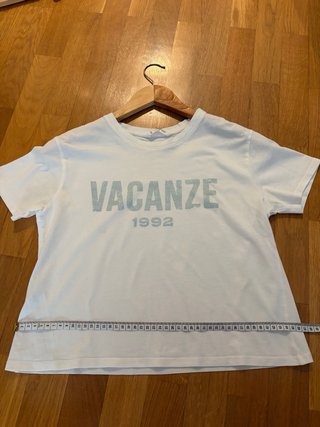 Camiseta Mango Teen Blanca Talla S