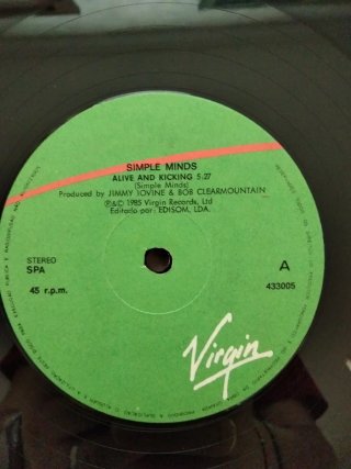 Vinilo Simple Minds - Alive & Kicking