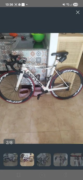 Bicicleta carretera Cervélo carbono
