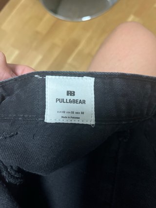 Pantalón corto cargo negro