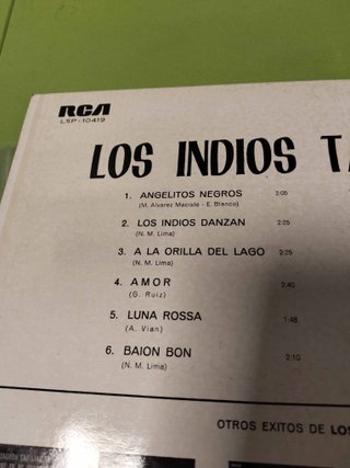 Vinilo Los Indios Tabajaras (1970)