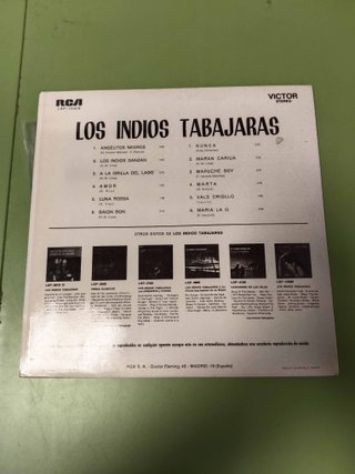 Vinilo Los Indios Tabajaras (1970)