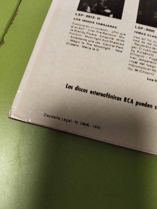 Vinilo Los Indios Tabajaras (1970)