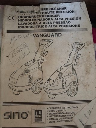 Hidrolimpiadora Profesional SIRO VANGUARD