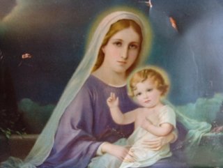 Cuadro Virgen con Niño Jesús