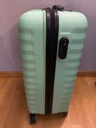 Maleta mediana turquesa Impecable