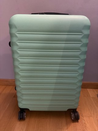 Maleta mediana turquesa Impecable