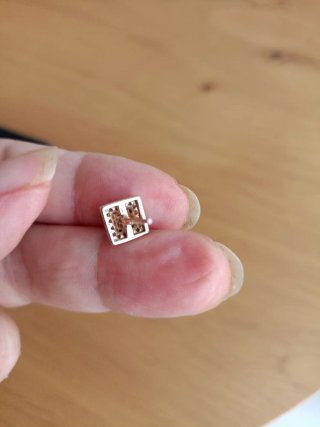 Pendientes plata bañados en oro