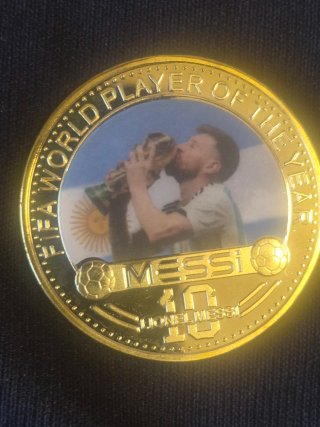 Monedas Conmemorativas Messi FIFA World Player