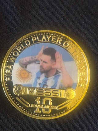 Monedas Conmemorativas Messi FIFA World Player