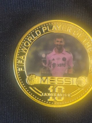 Monedas Conmemorativas Messi FIFA World Player