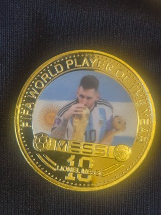Monedas Conmemorativas Messi FIFA World Player