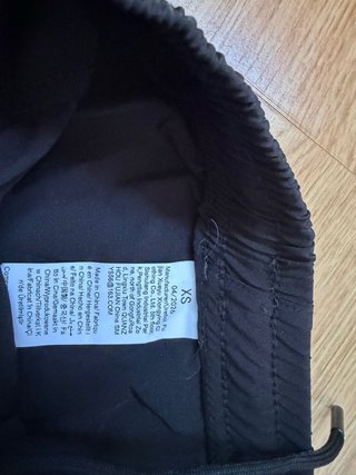 Pantalón chándal negro cargo