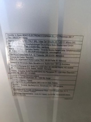 Lavavajillas Beko ProSmartInverter "PARA REPARAR"