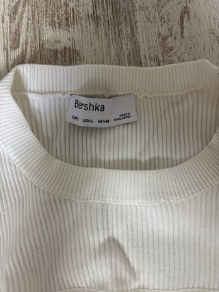 Lote 3 tops manga larga (verde, negro, blanco)