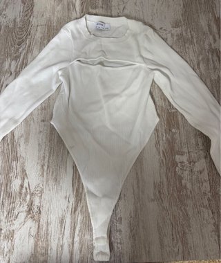 Lote 3 tops manga larga (verde, negro, blanco)