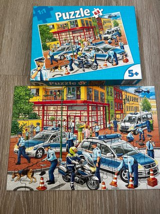 Puzzle 63 piezas Policía