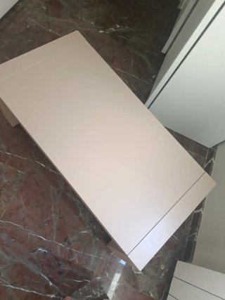 Mesa de centro elevable madera y metal