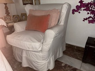 Sillones orejeros individuales cómodos y elegante