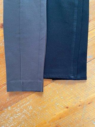 H&M 2 pantaloni elasticizzati nero e verde kaki