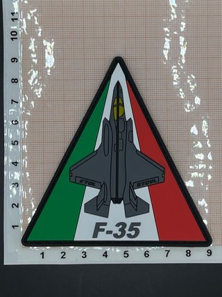 Patch Toppa Gomma PVC F-35 Lightning II