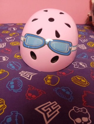 Casco bici rosa 5-6 años xs 50-53 cmtros