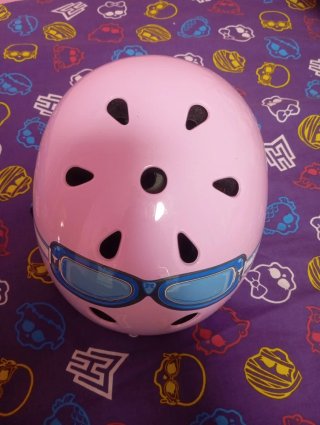 Casco bici rosa 5-6 años xs 50-53 cmtros