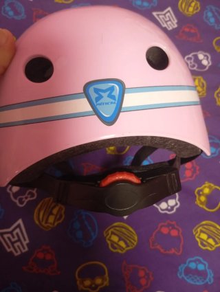 Casco bici rosa 5-6 años xs 50-53 cmtros
