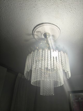 Lámpara de araña de cristal