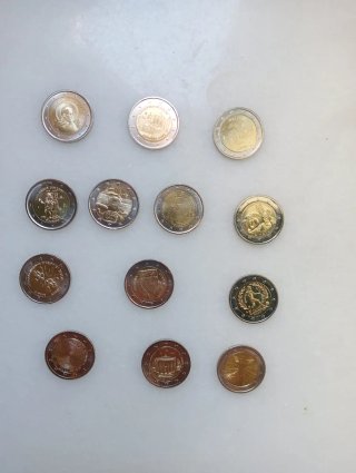 Monete rare da 2€ e 5 centesimi
