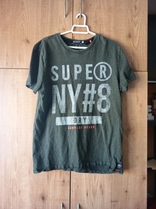 Tres camisetas Camiseta Superdry NY#8 Verde XL