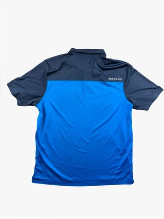 Vintage Oakley Polo Blue y2K retro Streetwear