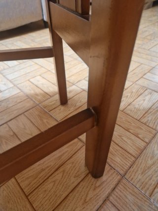 6 Sillas Comedor Madera Beige