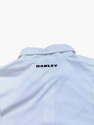 Vintage Oakley Polo T-Shirt golf White icon Tn