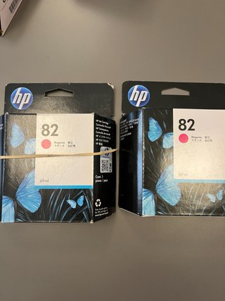 Cartuchos Tinta plotter HP 82 69ml