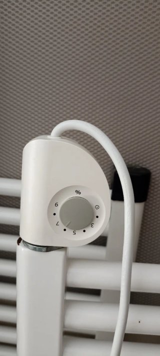 Radiador Toallero Eléctrico Blanco