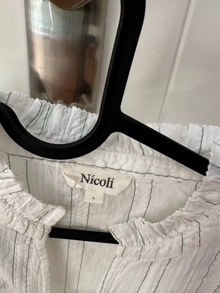 Blusa Nicoli Talla Única Rayas Verdes