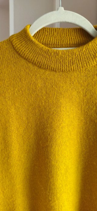 Jersey mostaza de punto