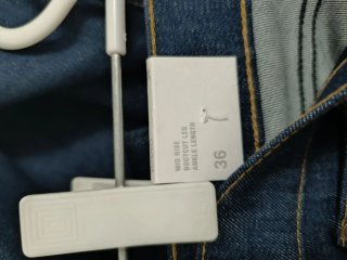 Conjunto Zara Denim Top y Pantalón Talla S