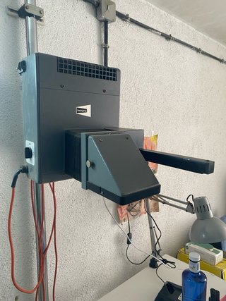 Ampliadora Liesegang cuerpos opacos