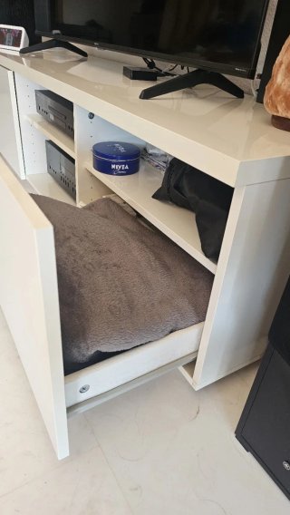 Mueble TV IKEA BYAS Blanco Brillo 160cm