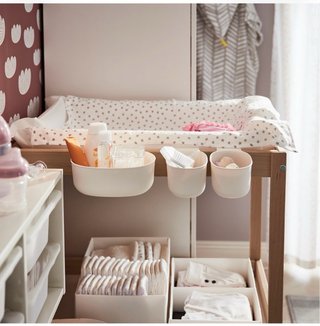 Mueble cambiador IKEA blanco solo el mueble
