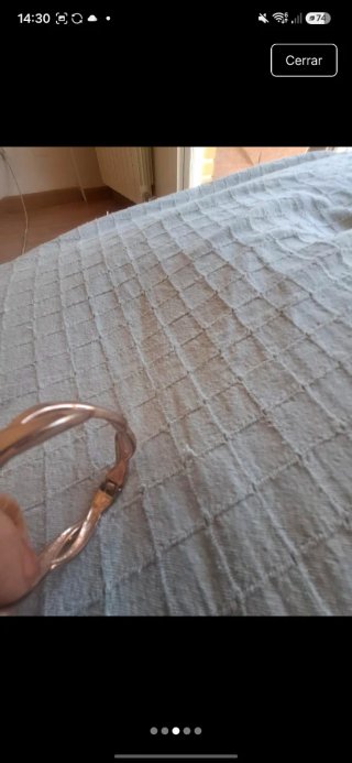 Pulsera oro rosa Viceroy, trenzada.Sellada.