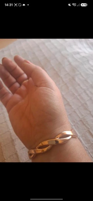 Pulsera oro rosa Viceroy, trenzada.Sellada.