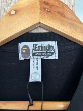 Camiseta BAPE x Chrome Hearts Negra